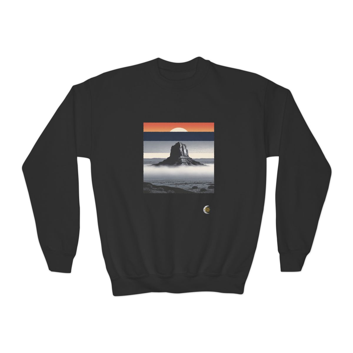 HD Desert Afterglow Youth Crewneck Sweatshirt