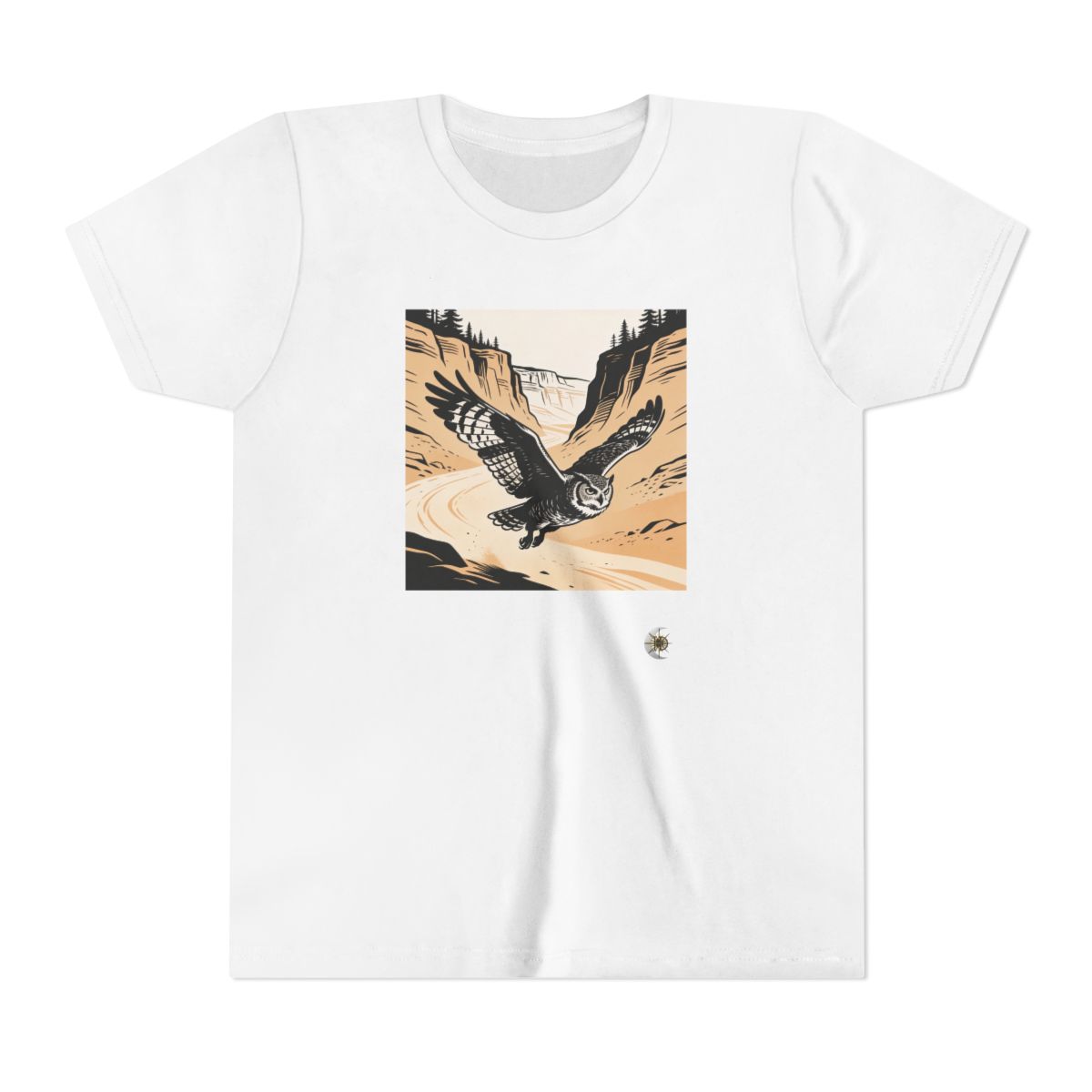 HD Canyon Owl Youth Short Sleeve Tee