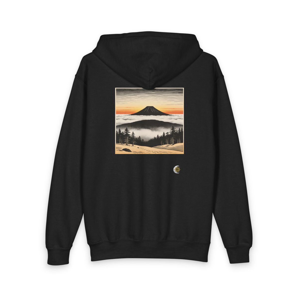HD Sunrise Above the Clouds Youth Heavy Blend Zipped Hoodie