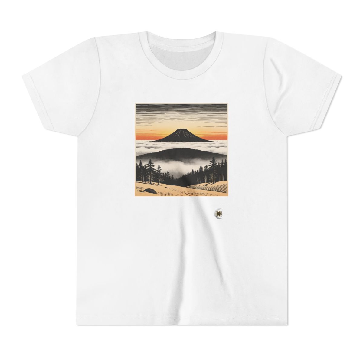 HD Sunrise Above the Clouds Youth Short Sleeve Tee
