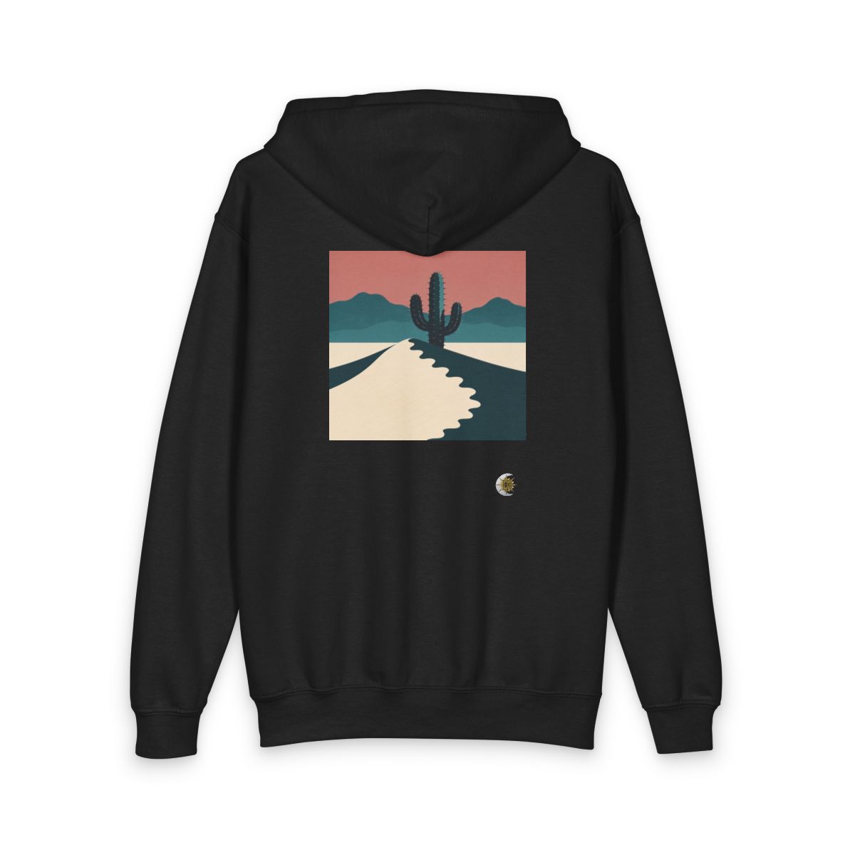 HD Desert Rose Cactus Youth Heavy Blend Zipped Hoodie