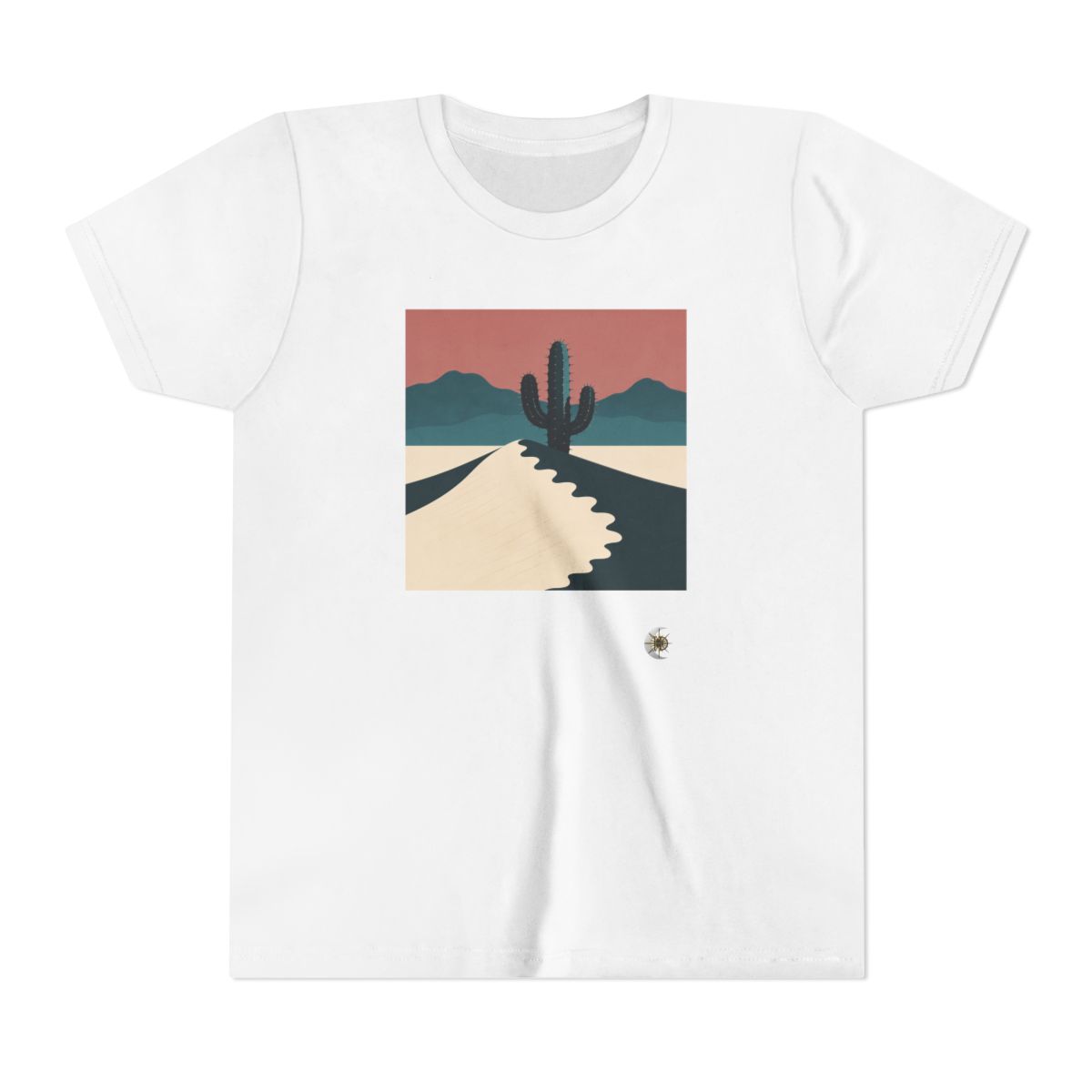 HD Desert Rose Cactus Youth Short Sleeve Tee