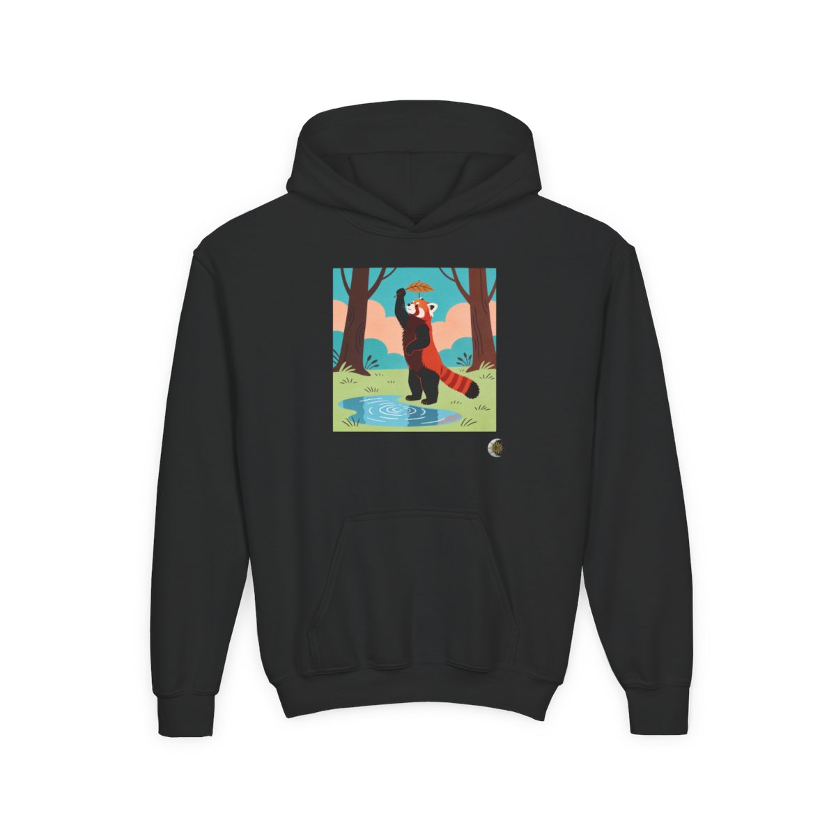 HD Leafplay Red Panda Youth Heavy Blend Hooded Sweatshirt