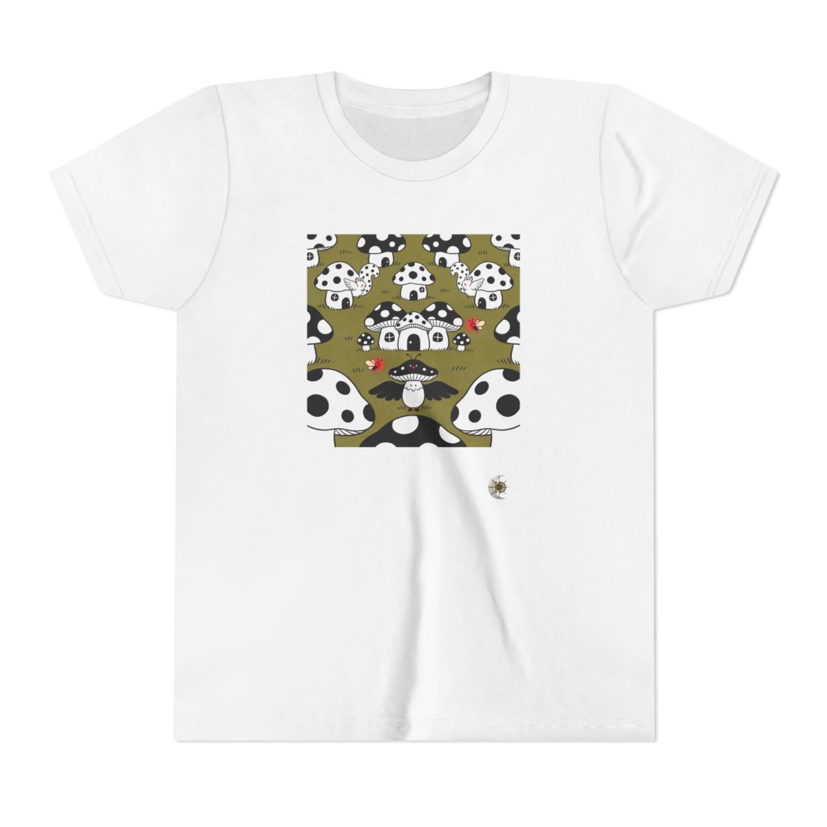 HD Polkadot Hollow Youth Short Sleeve Tee