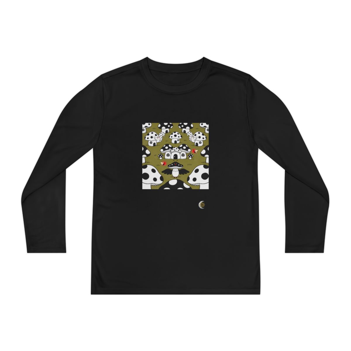HD Polkadot Hollow Youth Long Sleeve Competitor Tee