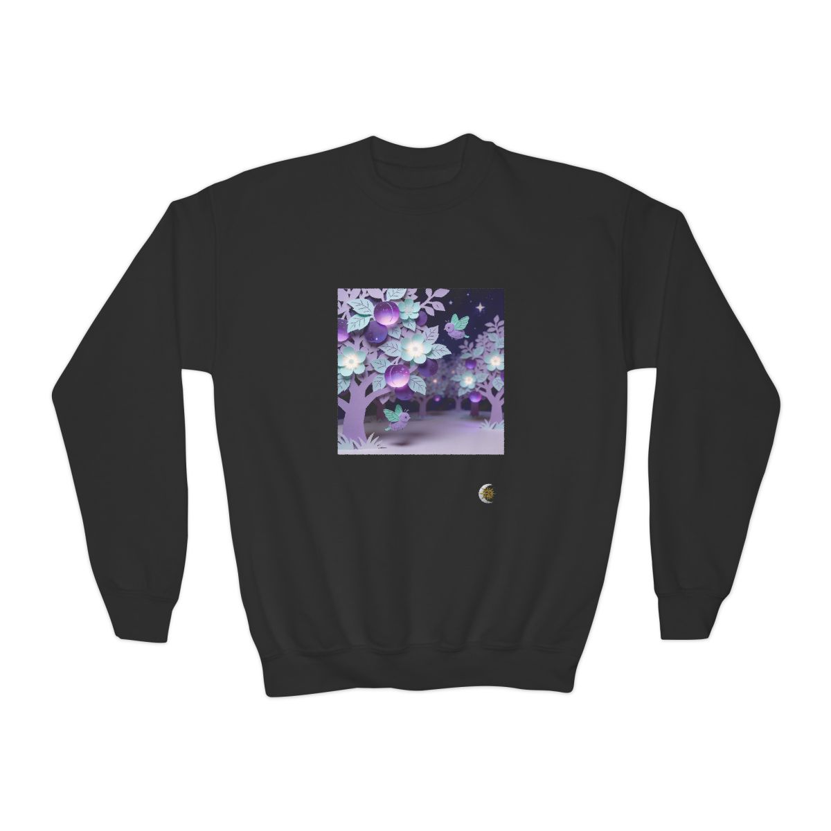HD Violet Orchard Sprites Youth Crewneck Sweatshirt