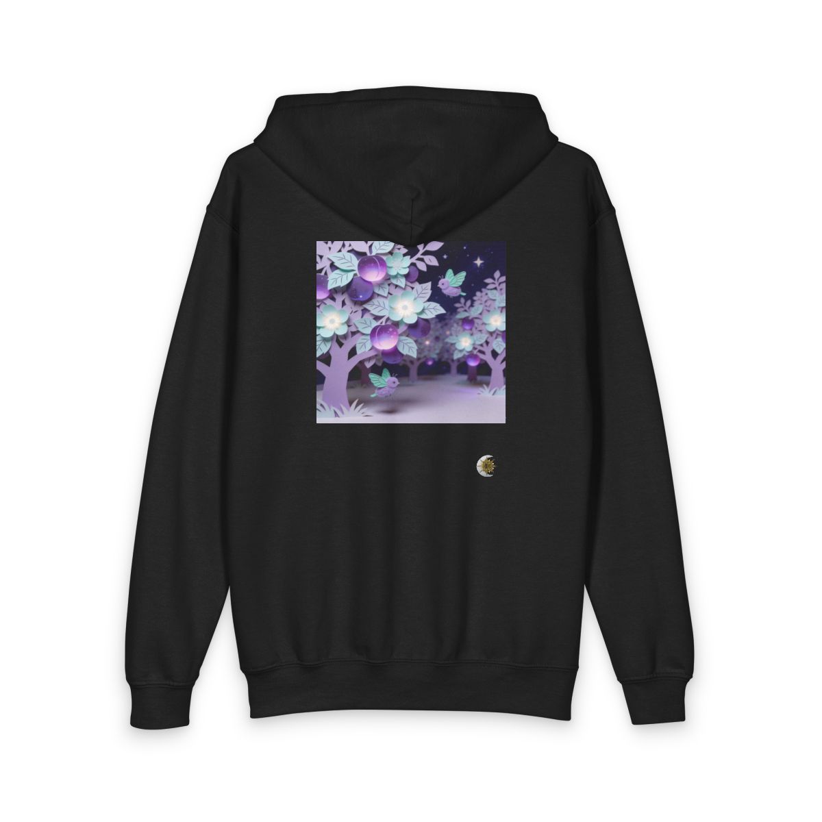 HD Violet Orchard Sprites Youth Heavy Blend Zipped Hoodie
