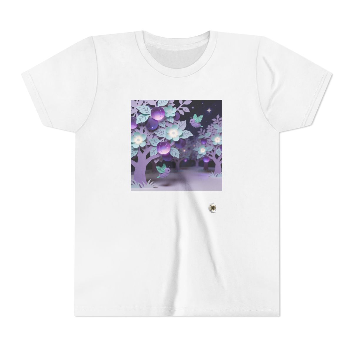 HD Violet Orchard Sprites Youth Short Sleeve Tee