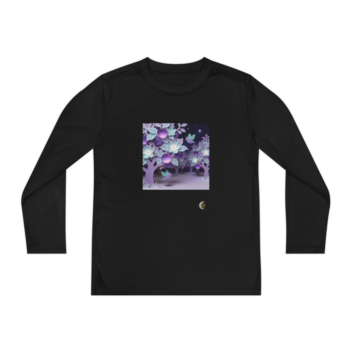 HD Violet Orchard Sprites Youth Long Sleeve Competitor Tee