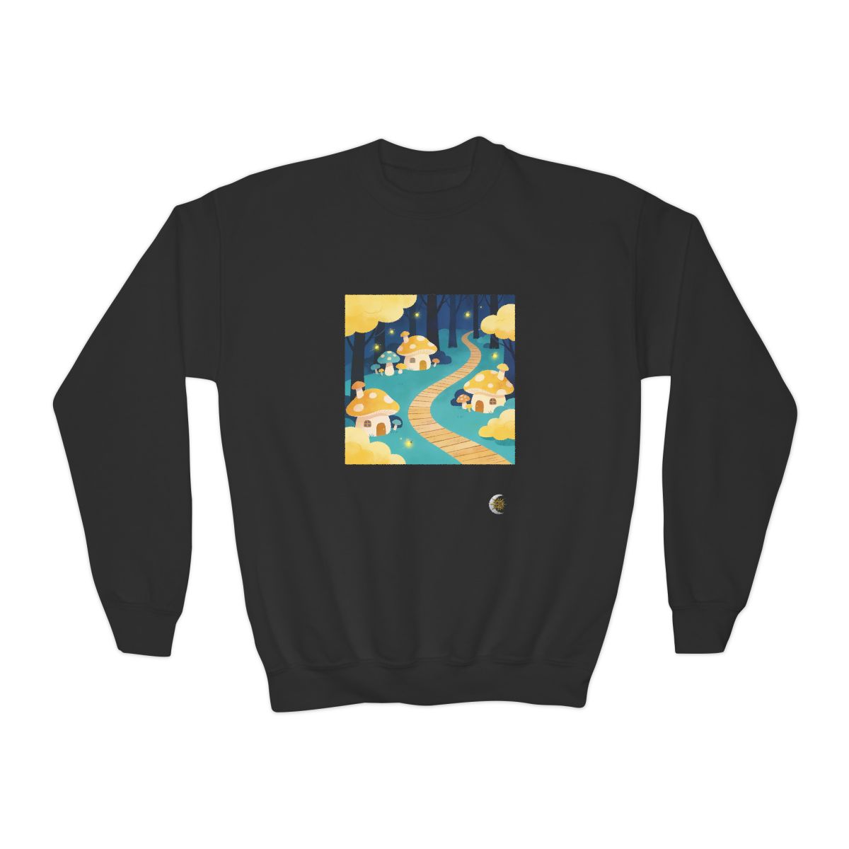 HD Golden Glow Village Youth Crewneck Sweatshirt