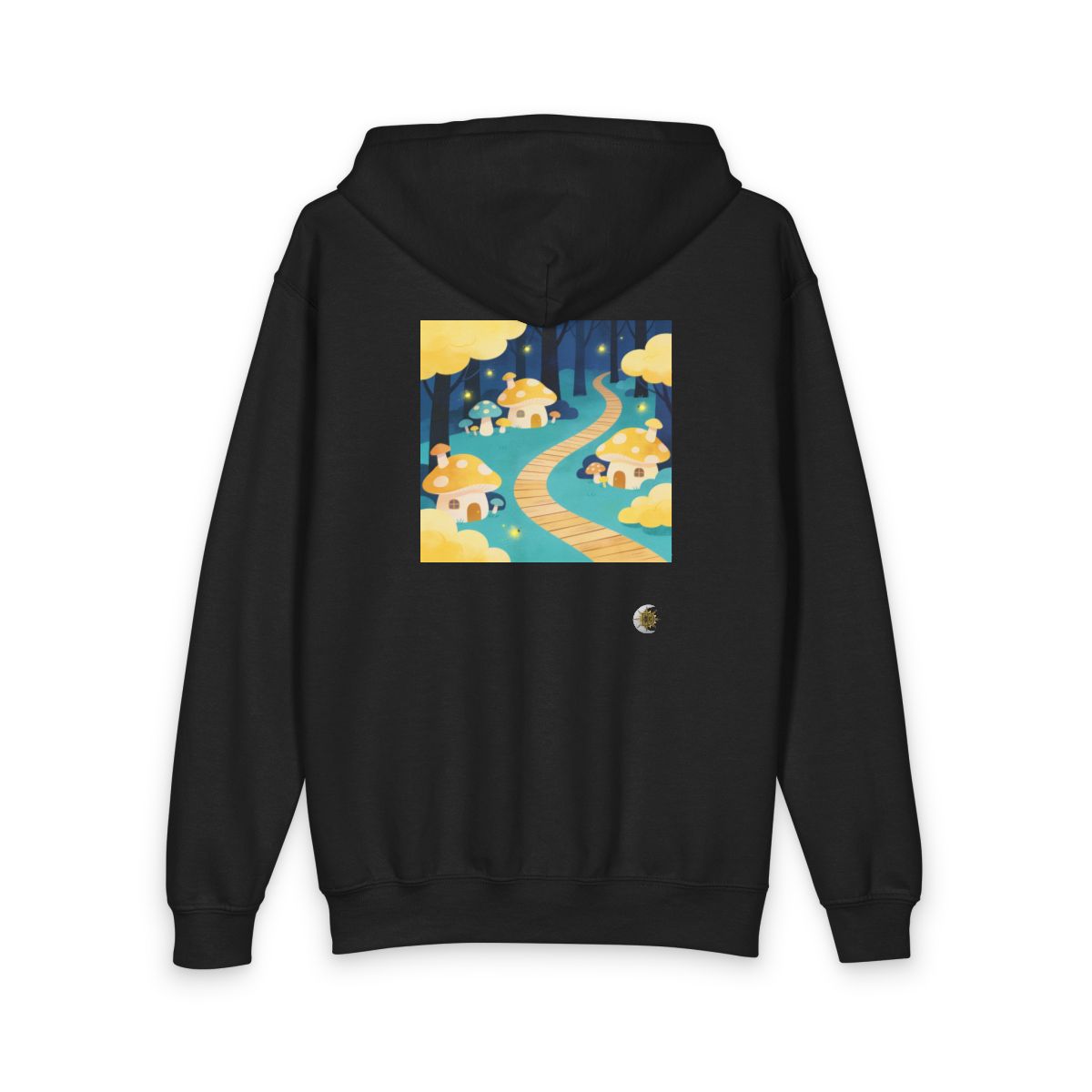 HD Golden Glow Village Youth Heavy Blend Zipped Hoodie