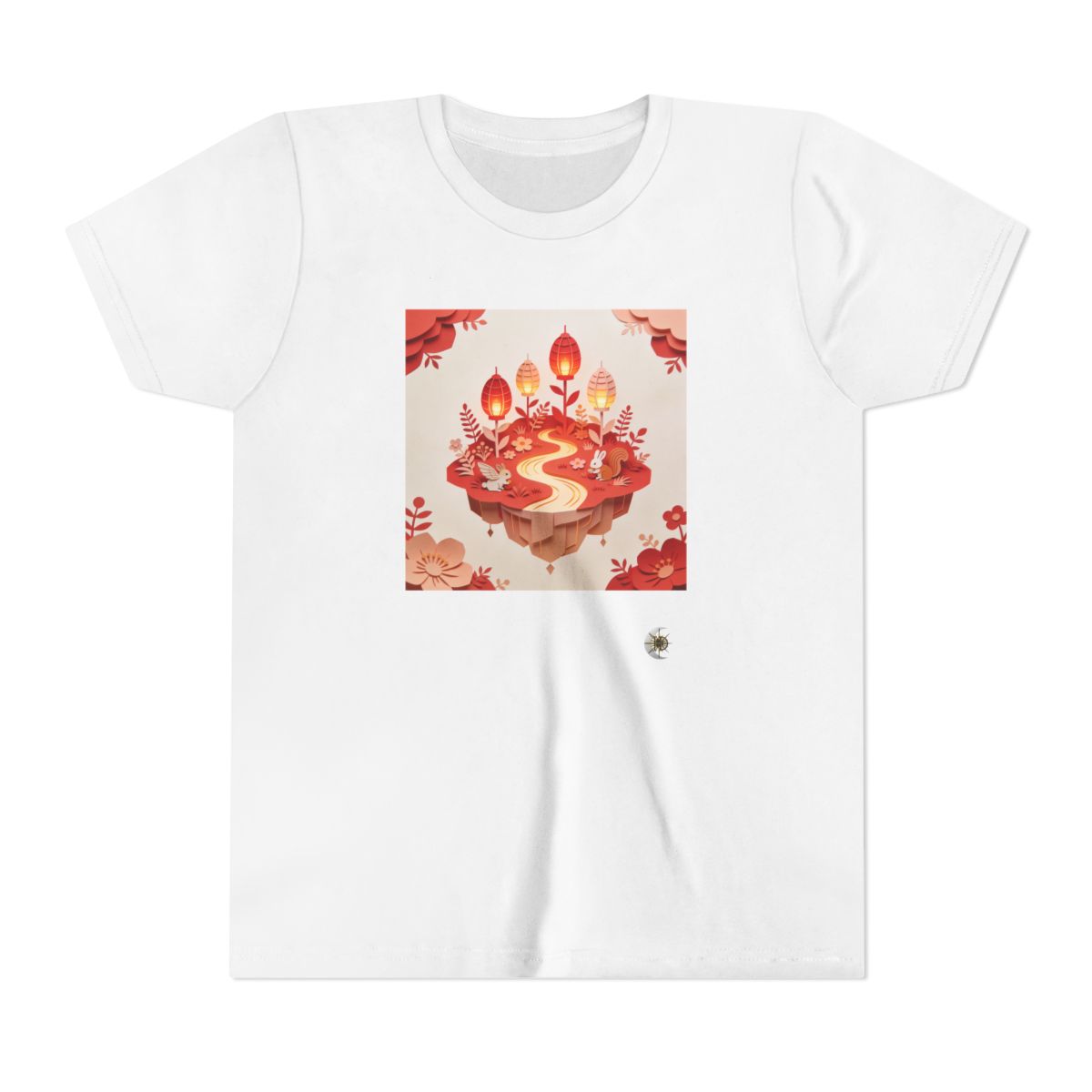 HD Amber Lantern Garden Youth Short Sleeve Tee