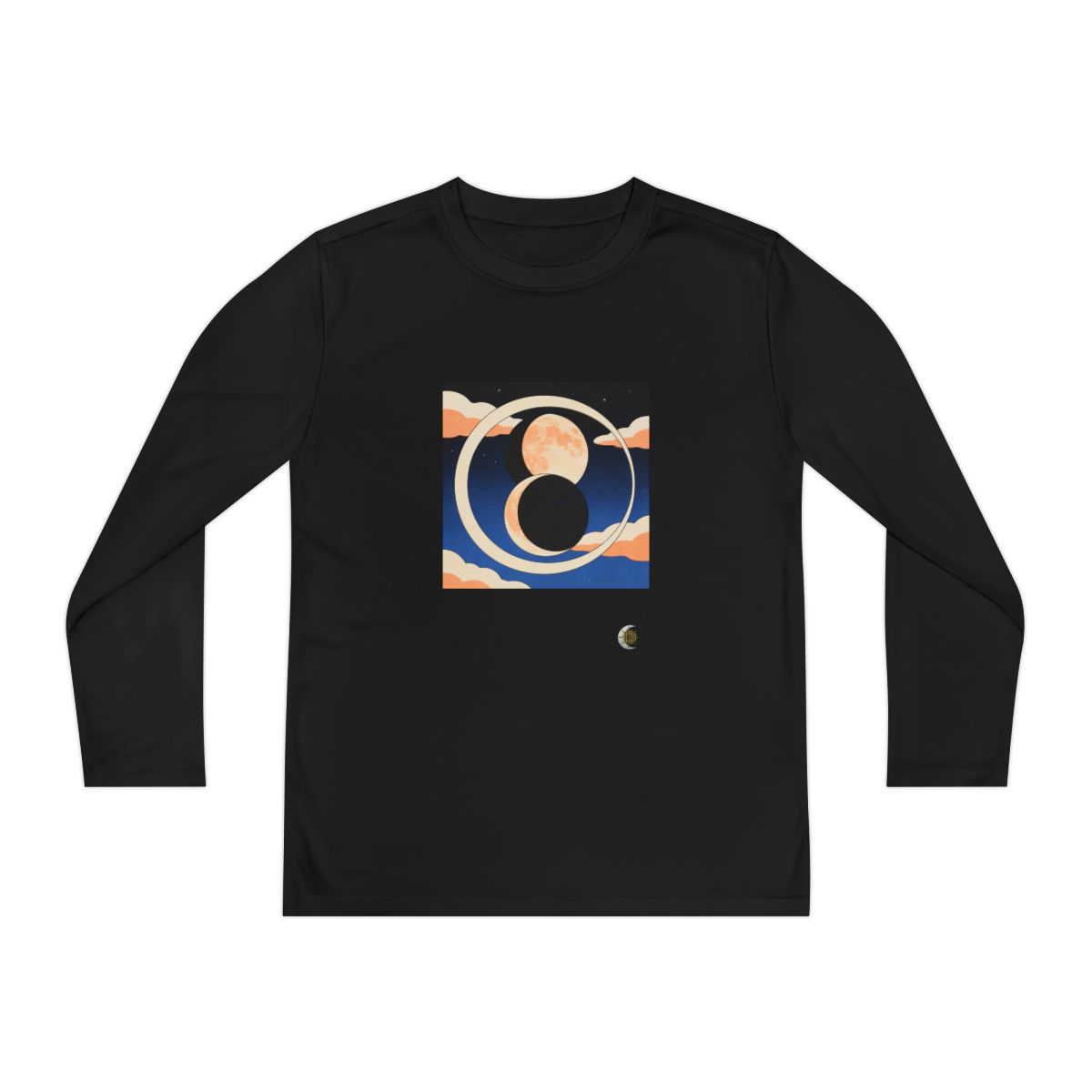 HD Moonrise Orbit Youth Long Sleeve Competitor Tee