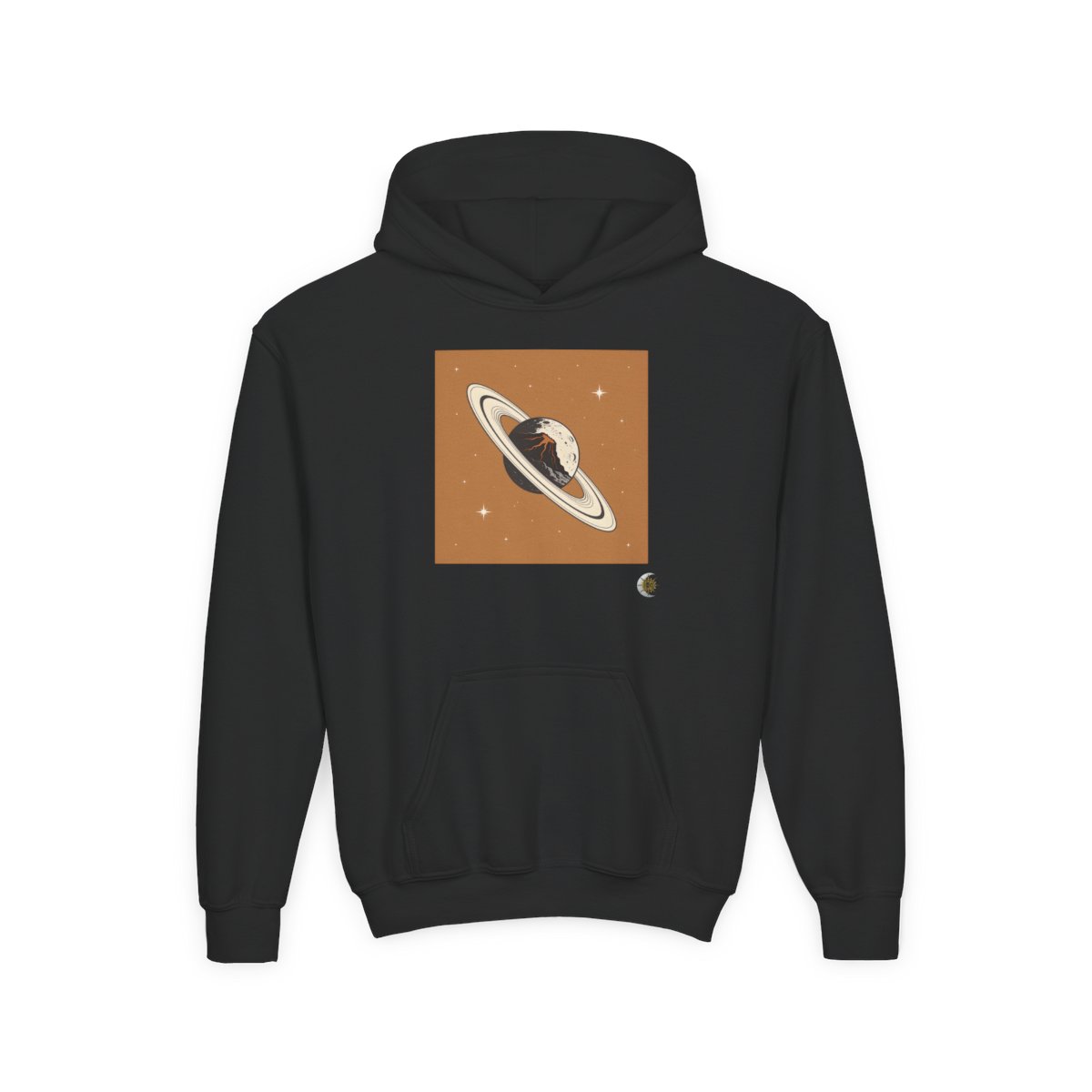 HD Ember Orbit Youth Heavy Blend Hooded Sweatshirt