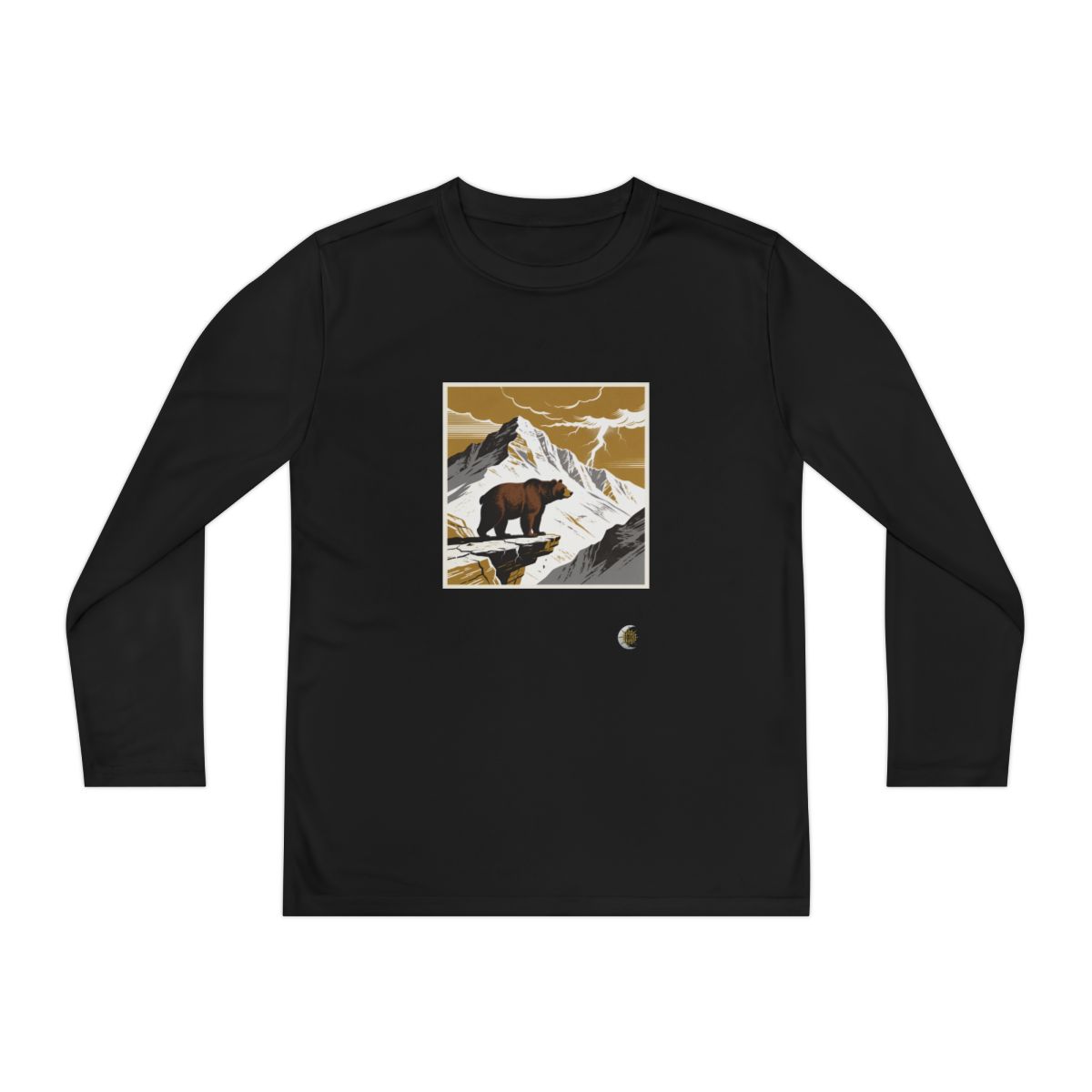 HD Thunder Ridge Bear Youth Long Sleeve Competitor Tee