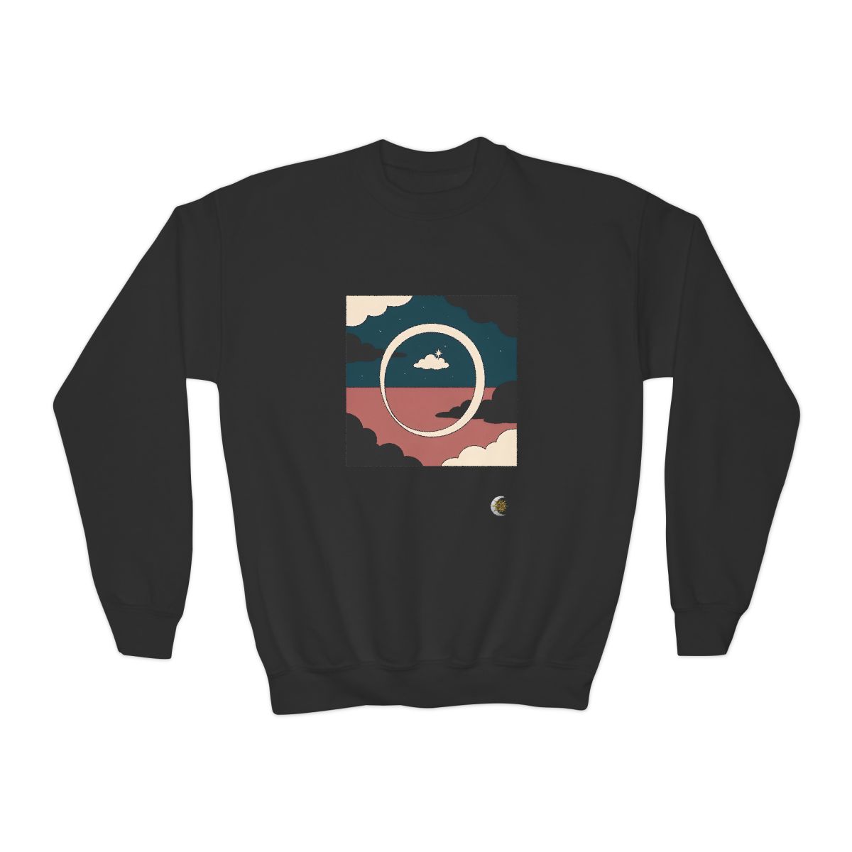 HD Cloudstar Halo Youth Crewneck Sweatshirt