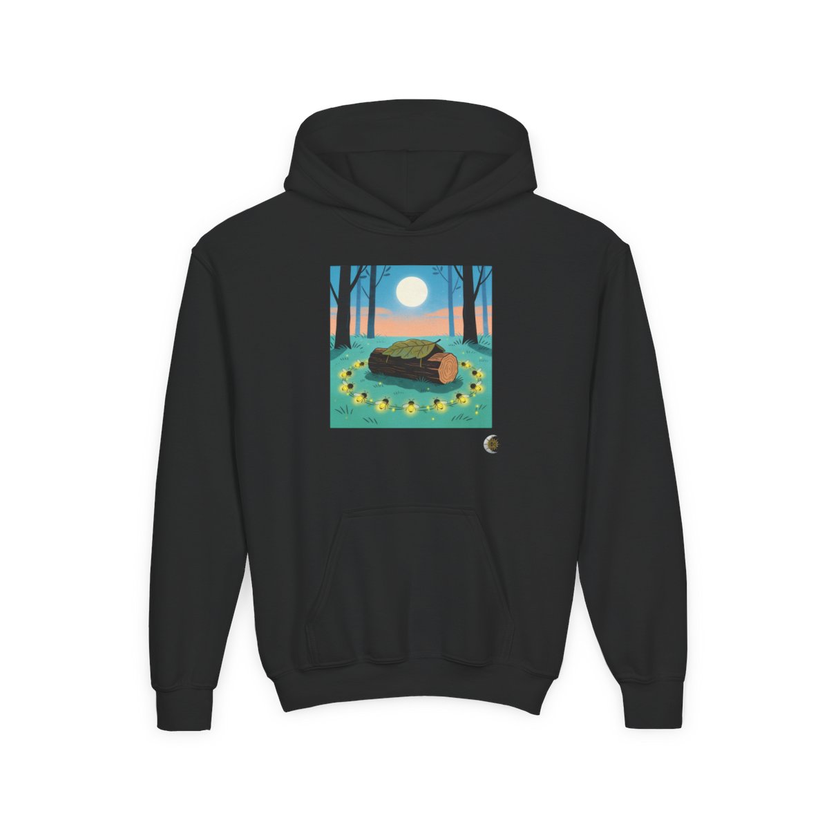 HD Firefly Circle Youth Heavy Blend Hooded Sweatshirt