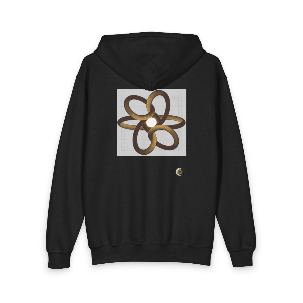 HD Copper Ribbon Orbit Youth Heavy Blend Zipped Hoodie