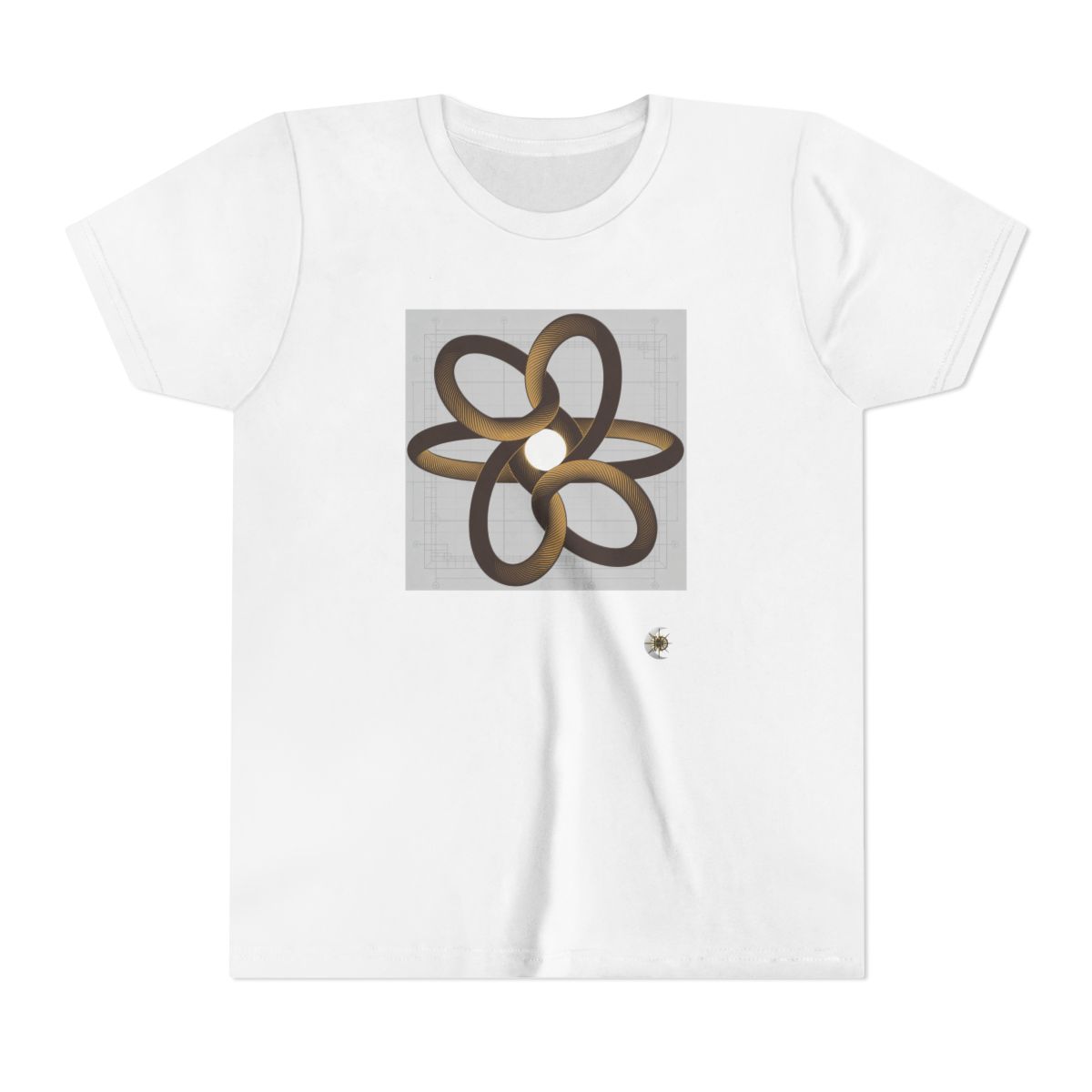 HD Copper Ribbon Orbit Youth Short Sleeve Tee