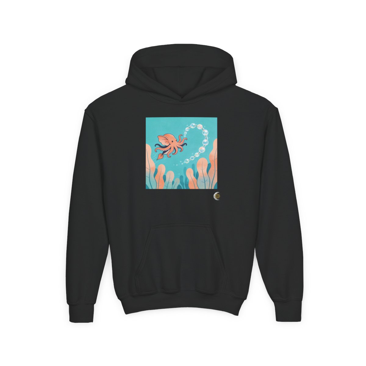HD Bubbleloop Seafriend Youth Heavy Blend Hooded Sweatshirt