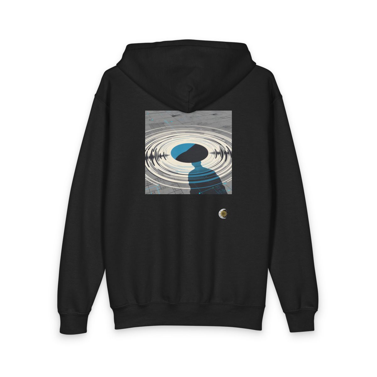 HD Echo Circuit Youth Heavy Blend Zipped Hoodie