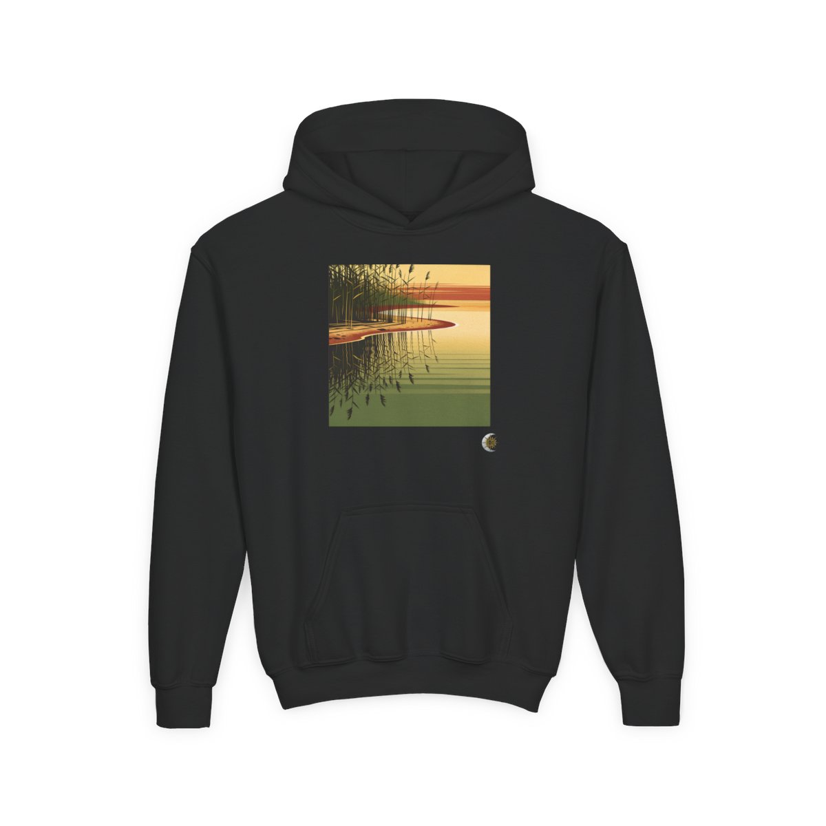 HD Amber Reedshore Youth Heavy Blend Hooded Sweatshirt