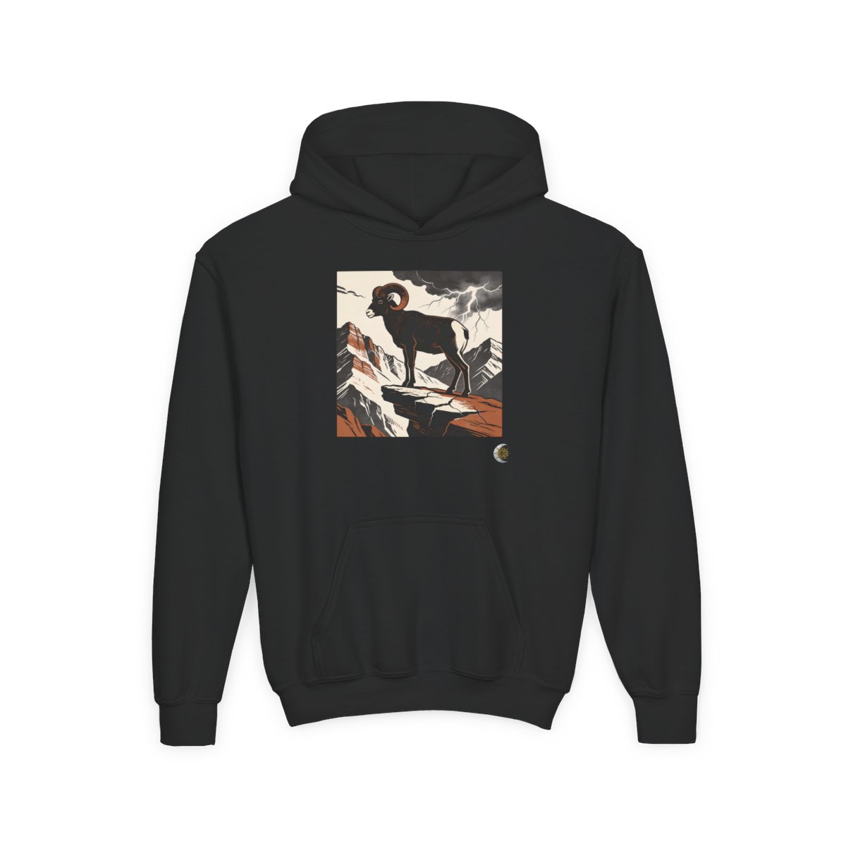 HD Stormridge Ram Youth Heavy Blend Hooded Sweatshirt