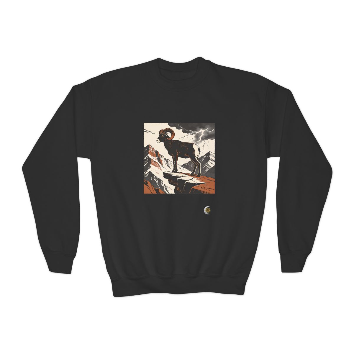 HD Stormridge Ram Youth Crewneck Sweatshirt