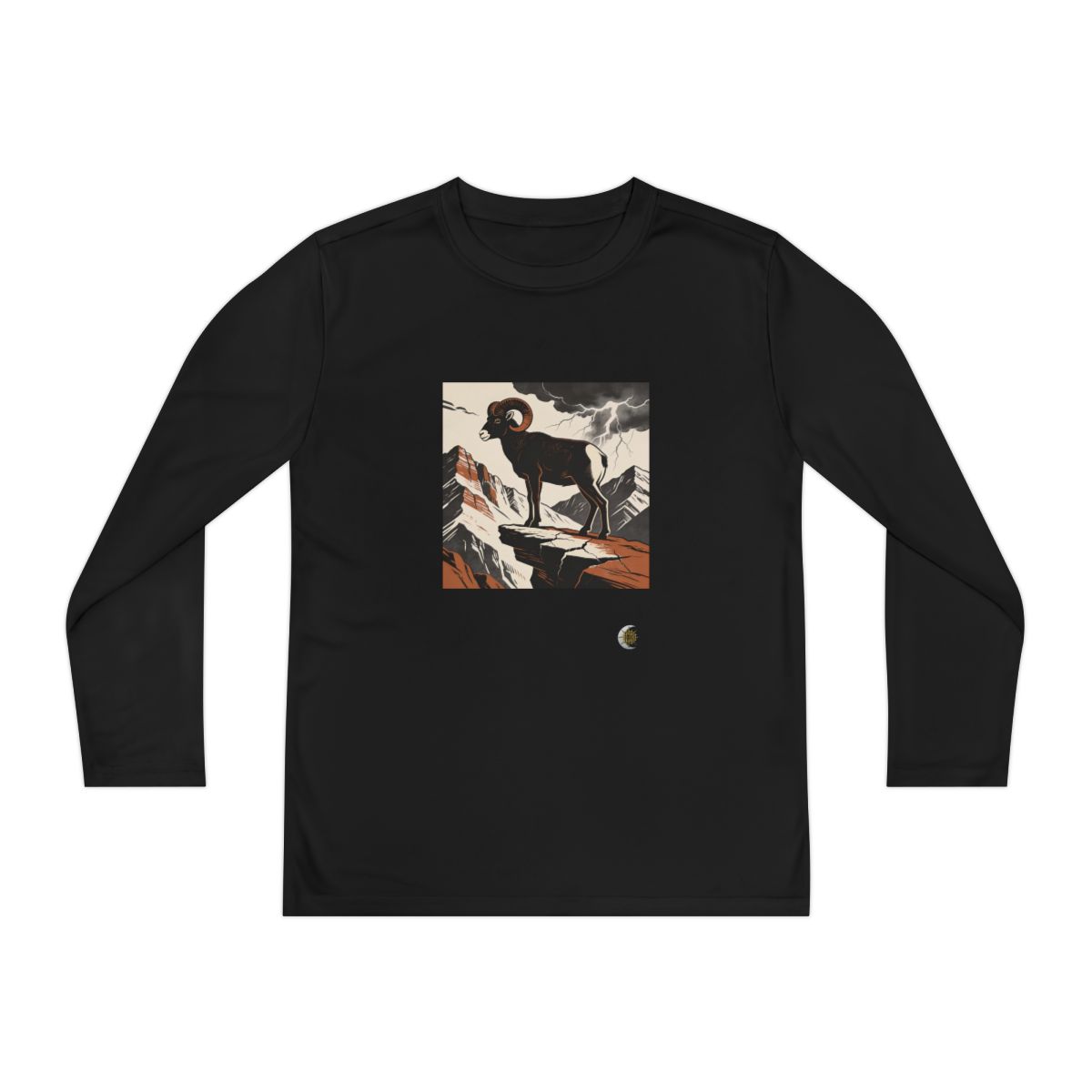 HD Stormridge Ram Youth Long Sleeve Competitor Tee