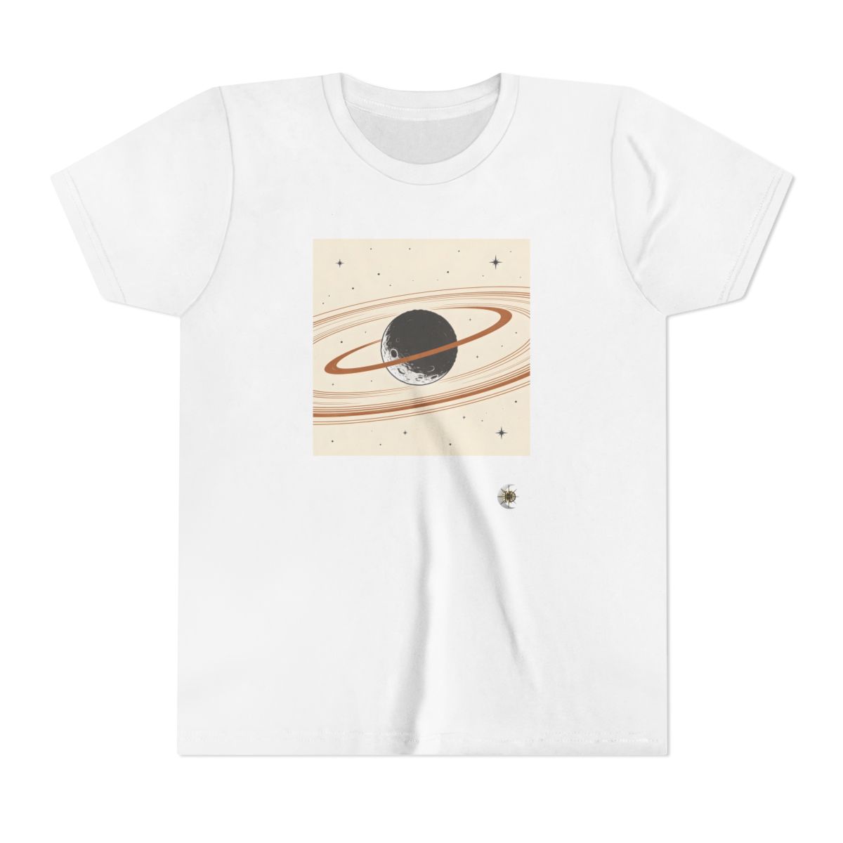 HD Copper Moon Rings Youth Short Sleeve Tee