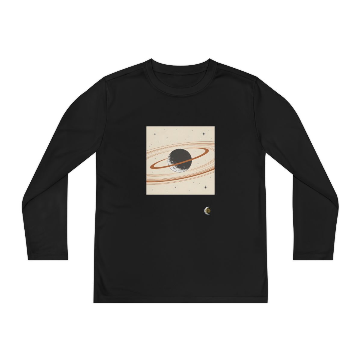 HD Copper Moon Rings Youth Long Sleeve Competitor Tee