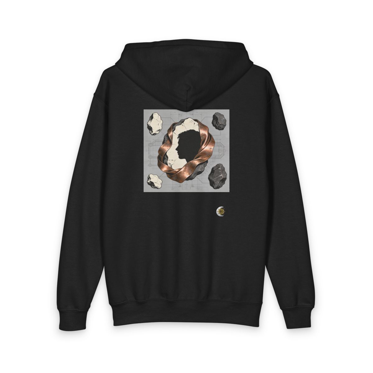 HD Copperstone Silhouette Youth Heavy Blend Zipped Hoodie