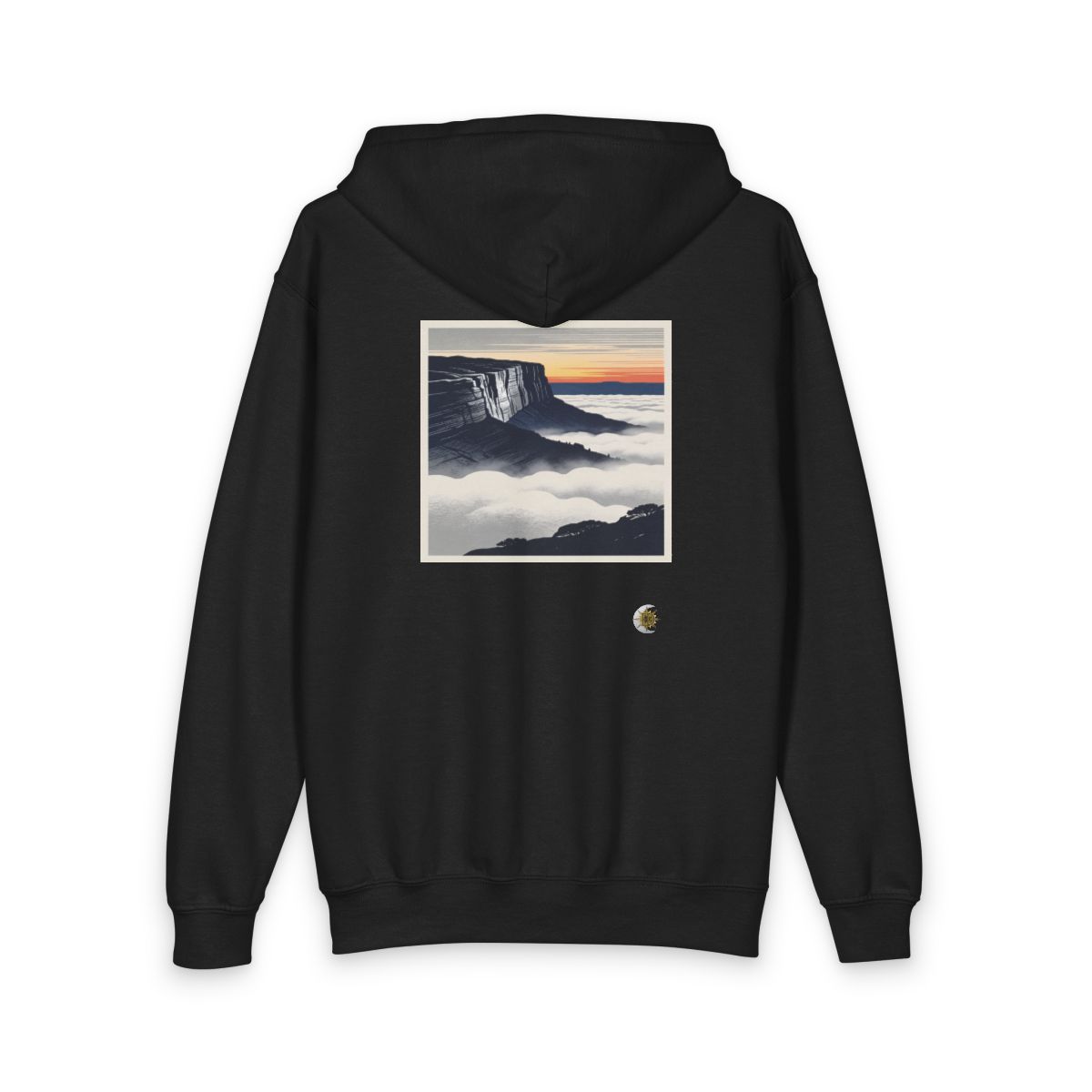 HD Cloudsea Cliffs Youth Heavy Blend Zipped Hoodie