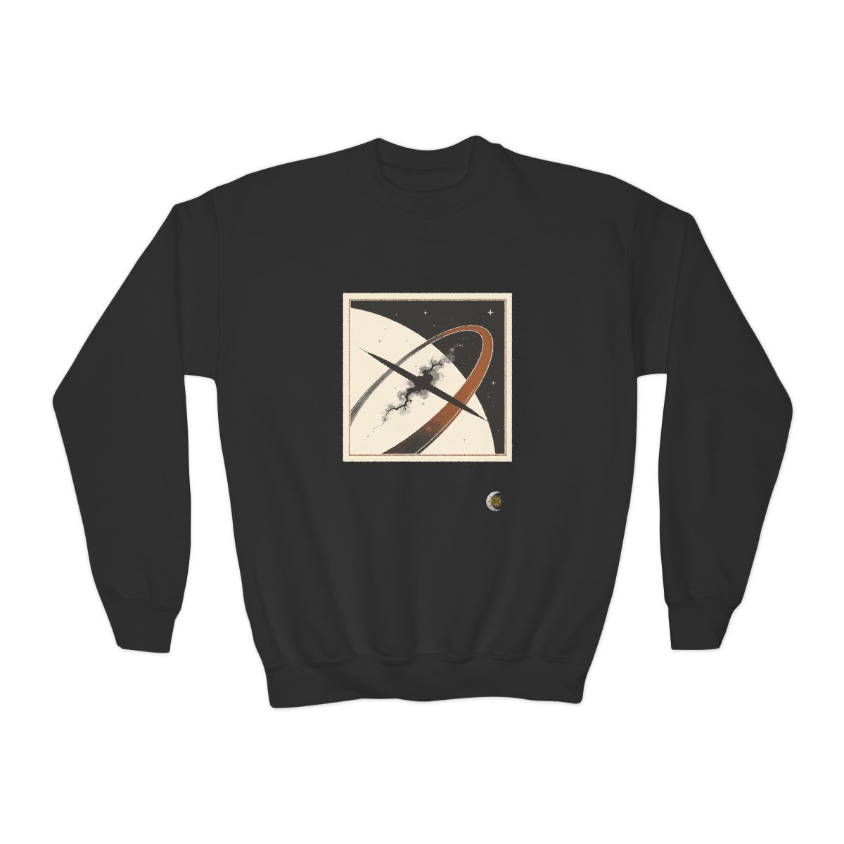 HD Obsidian Orbit Youth Crewneck Sweatshirt