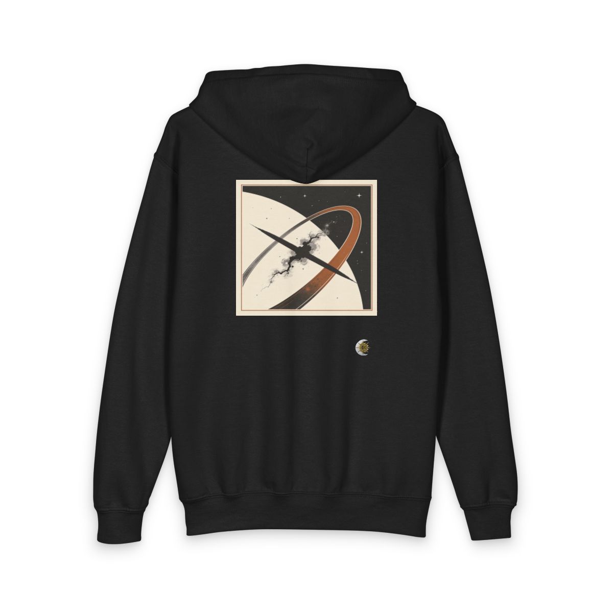 HD Obsidian Orbit Youth Heavy Blend Zipped Hoodie
