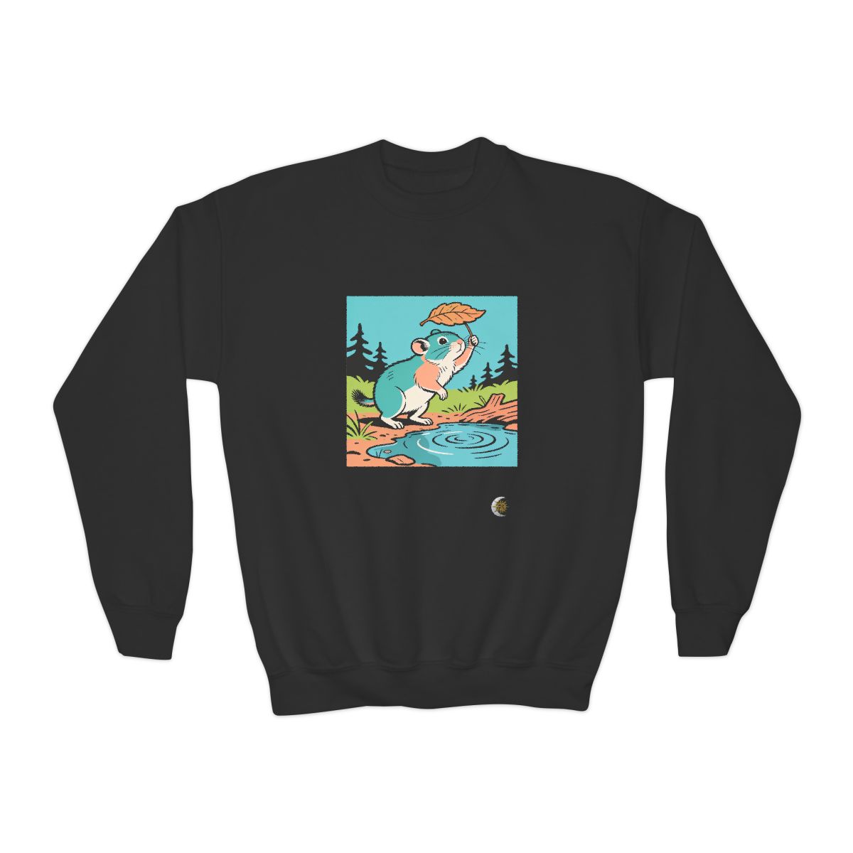 HD Leafshade Companion Youth Crewneck Sweatshirt