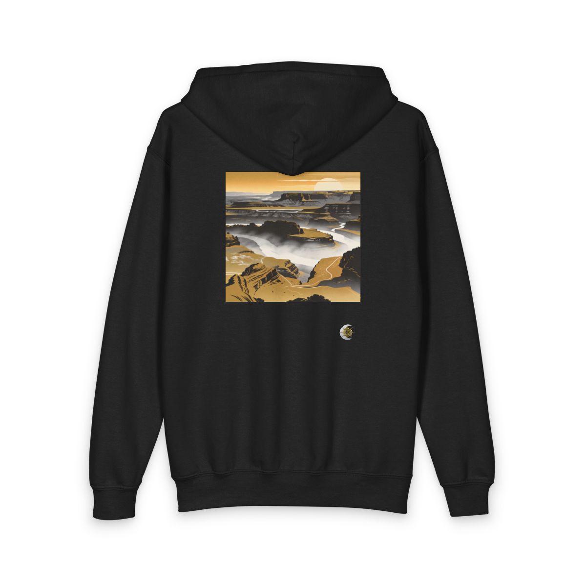 HD Golden Canyon Mist Youth Heavy Blend Zipped Hoodie