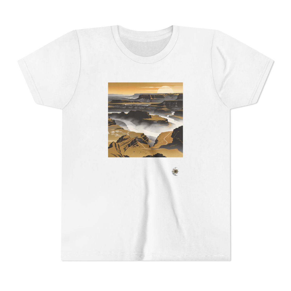 HD Golden Canyon Mist Youth Short Sleeve Tee
