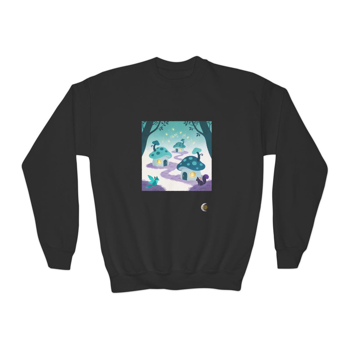 HD Firefly Mushroom Lane Youth Crewneck Sweatshirt