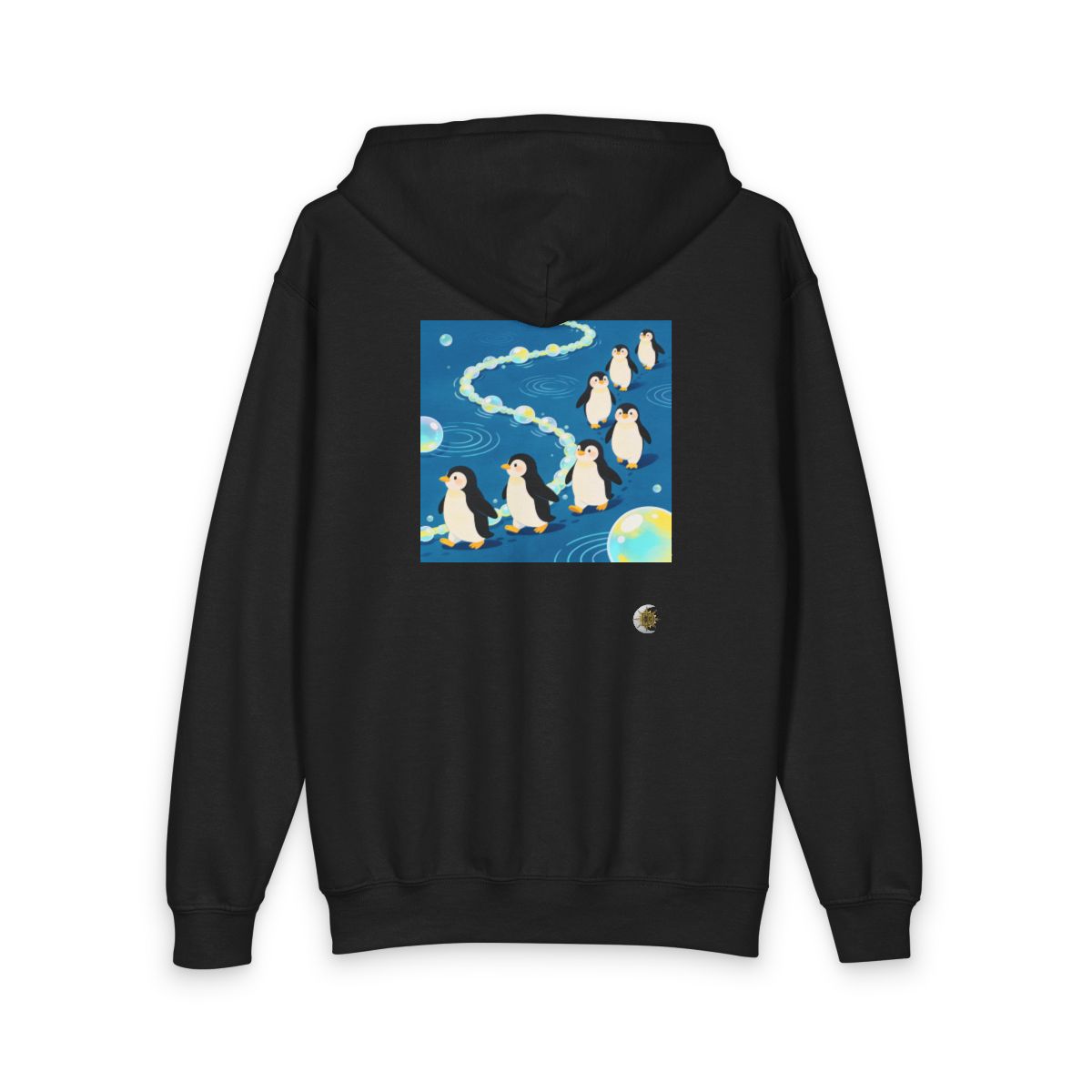 HD Bubbletrail Penguins Youth Heavy Blend Zipped Hoodie