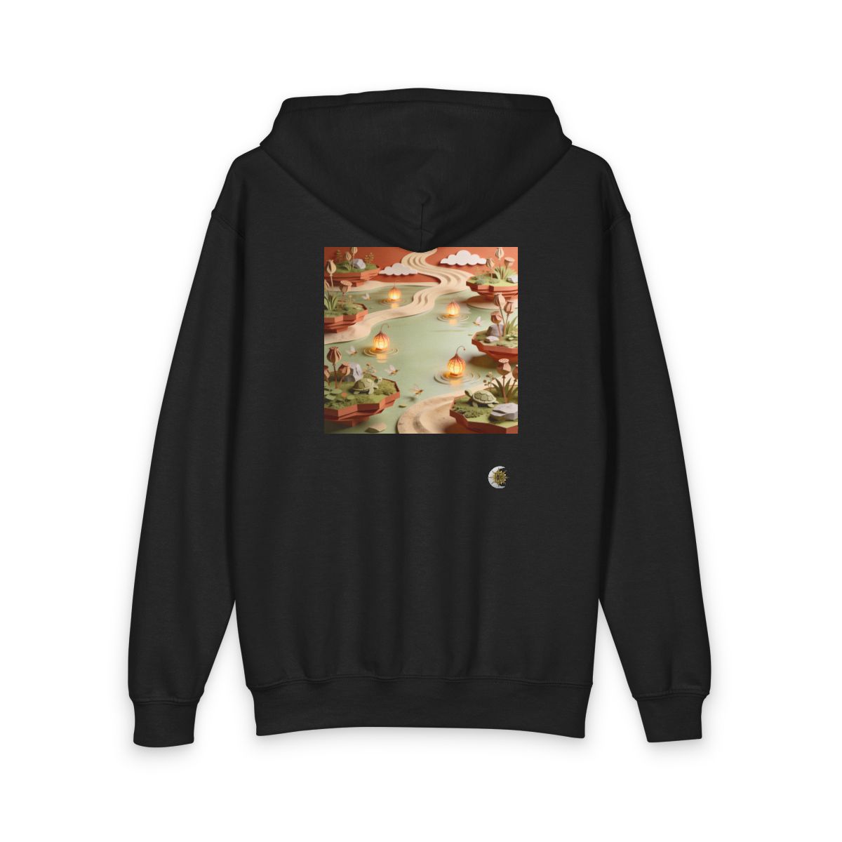 HD Lantern Pond Youth Heavy Blend Zipped Hoodie