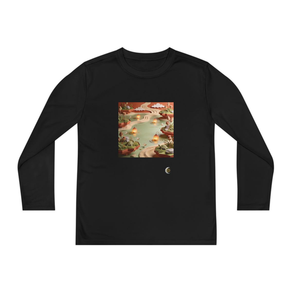 HD Lantern Pond Youth Long Sleeve Competitor Tee