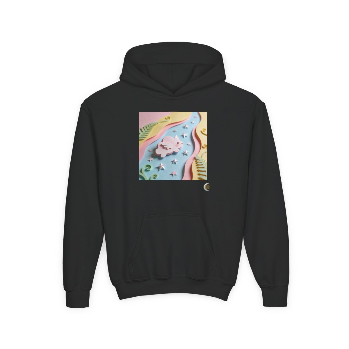 HD Pastel Cloudwing Youth Heavy Blend Hooded Sweatshirt