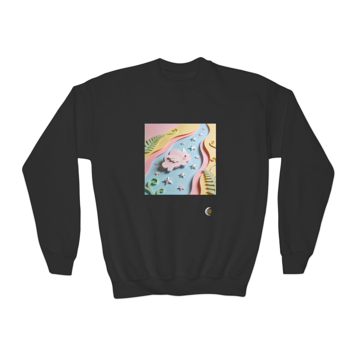 HD Pastel Cloudwing Youth Crewneck Sweatshirt