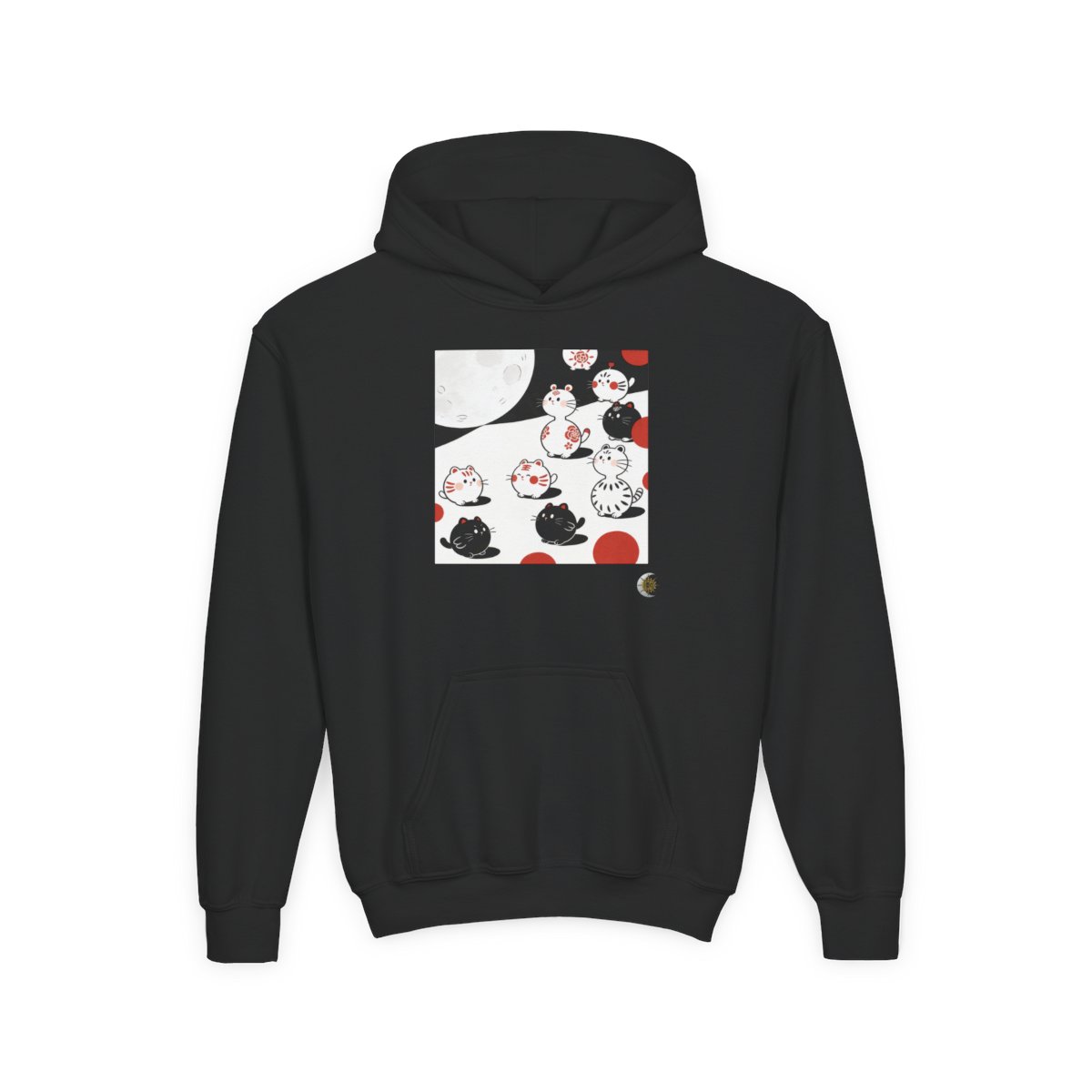 HD Moonpetal Friends Youth Heavy Blend Hooded Sweatshirt