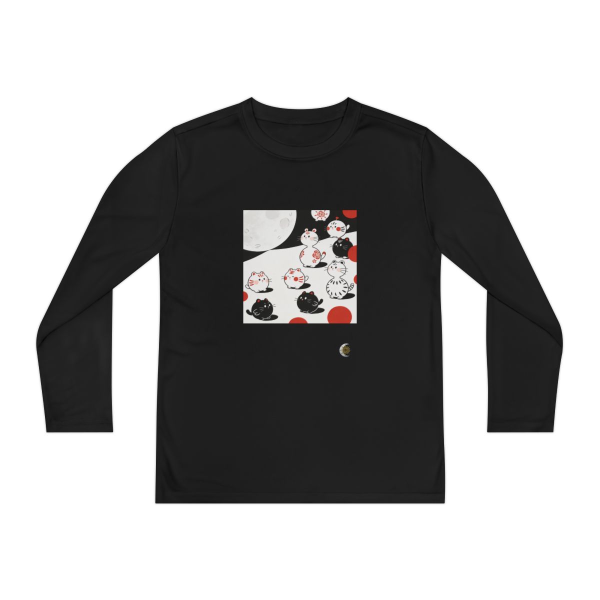 HD Moonpetal Friends Youth Long Sleeve Competitor Tee
