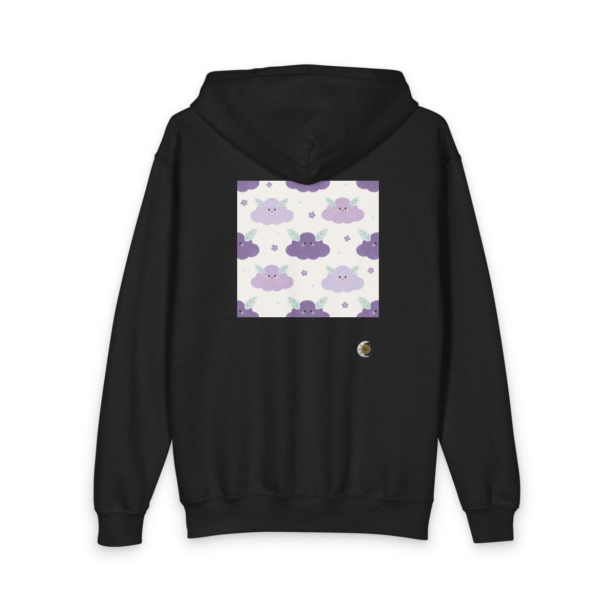 HD Lavender Leafcloud Youth Heavy Blend Zipped Hoodie
