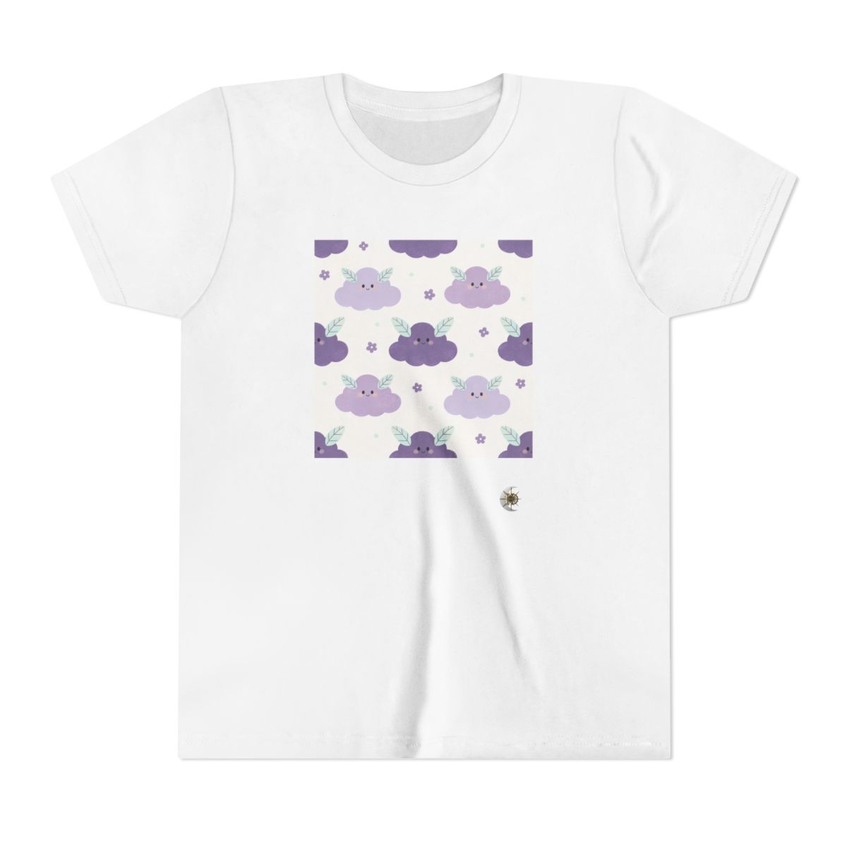 HD Lavender Leafcloud Youth Short Sleeve Tee