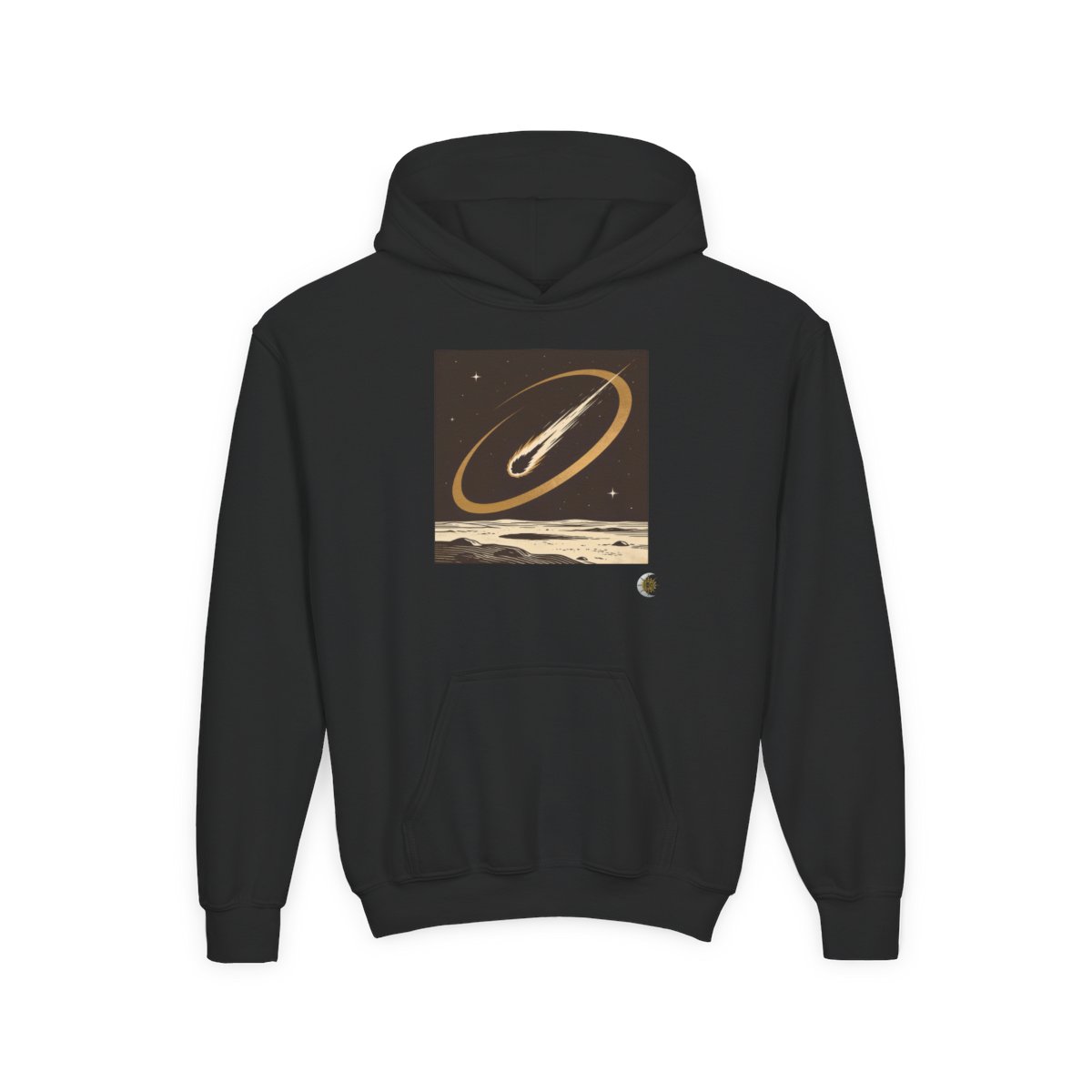 HD Golden Meteor Arc Youth Heavy Blend Hooded Sweatshirt