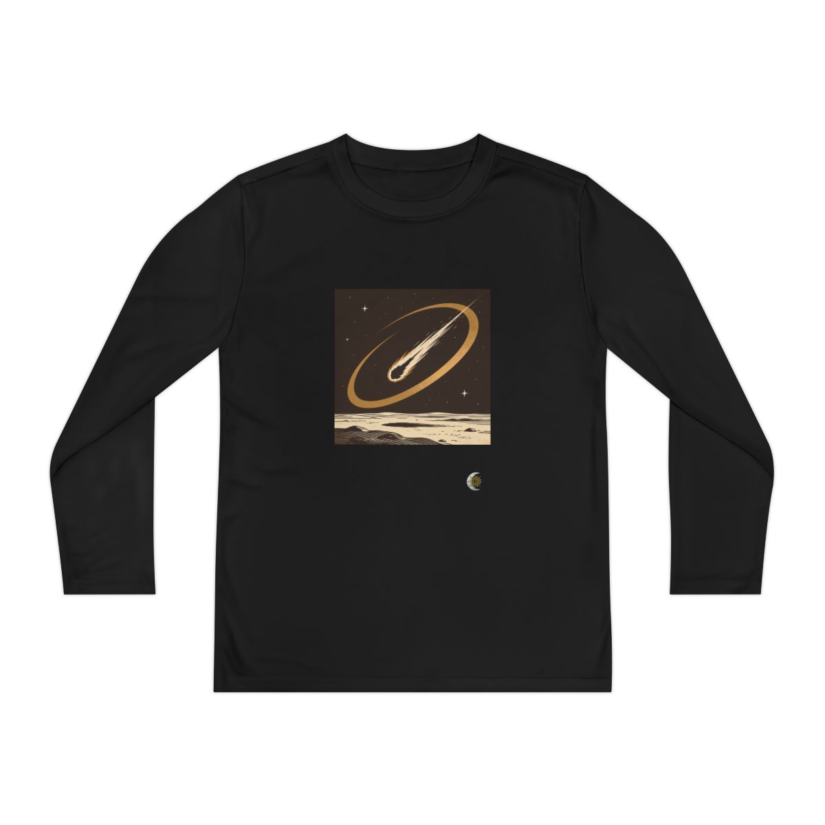 HD Golden Meteor Arc Youth Long Sleeve Competitor Tee